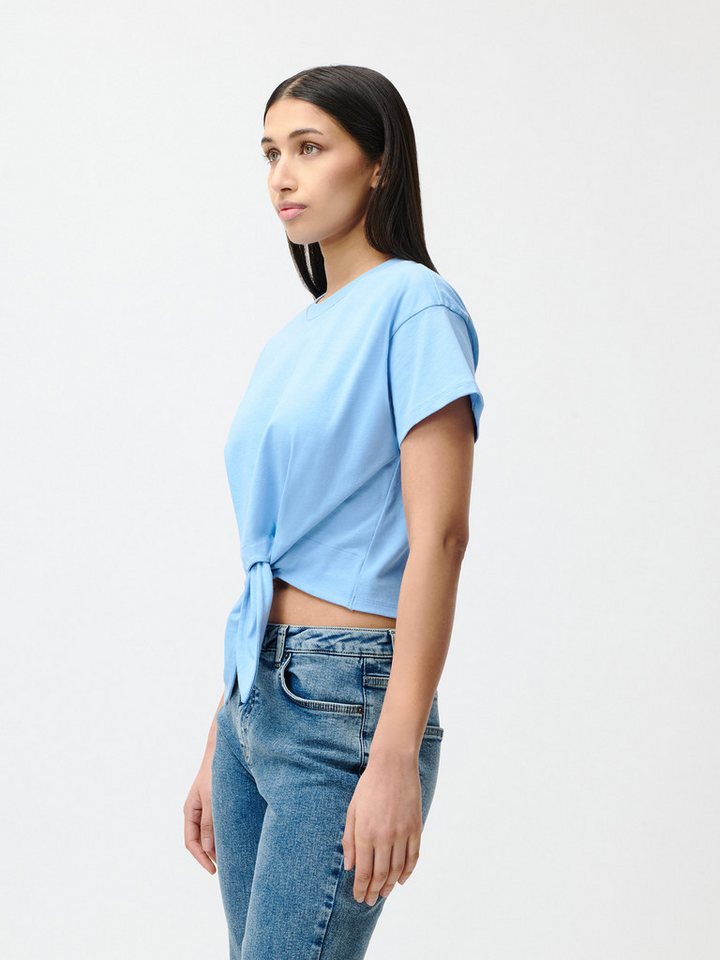 LeGer T-Shirt Tessy, LeGer by Lena Gercke mit Knoten-Detail, cropped – Bild 2 von 4