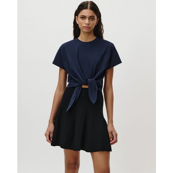LeGer T-Shirt Tessy, LeGer by Lena Gercke mit Knoten-Detail, cropped