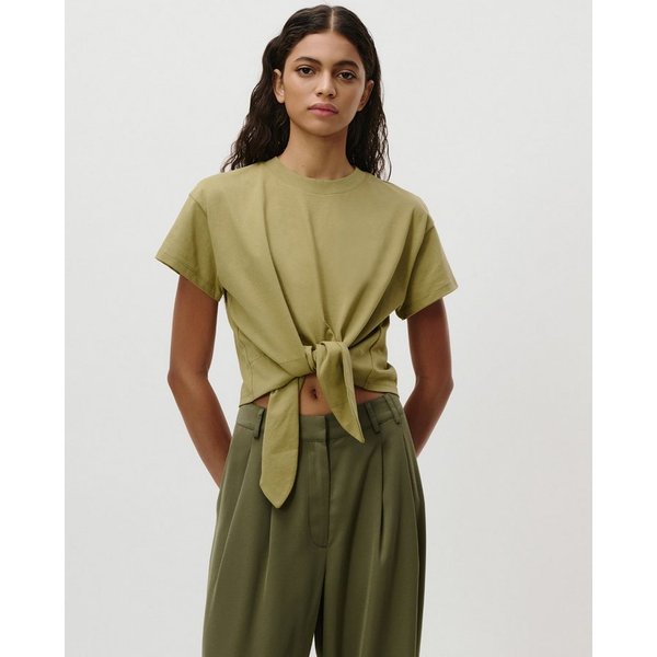 LeGer T-Shirt Tessy, LeGer by Lena Gercke mit Knoten-Detail, cropped