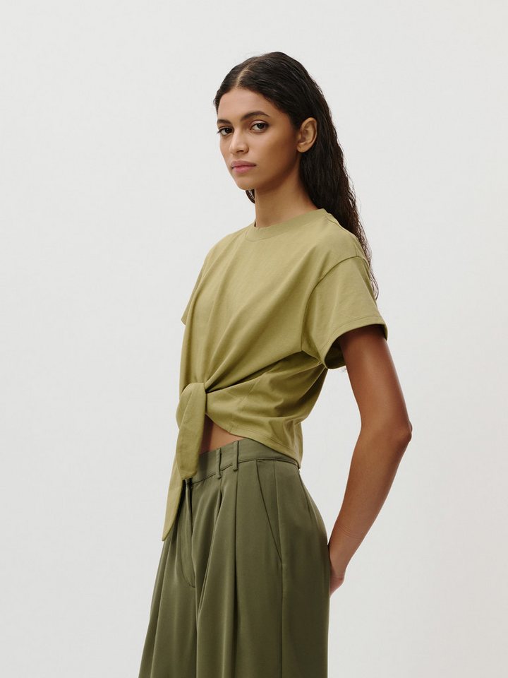 LeGer T-Shirt Tessy, LeGer by Lena Gercke mit Knoten-Detail, cropped – Bild 2 von 5