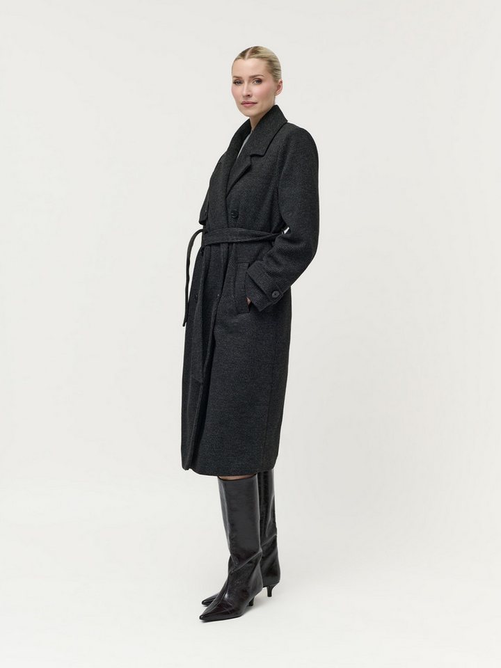 LeGer Wintermantel Cora, LeGer by Lena Gercke mit Taillengürtel, normale Passform, Melange-Qualität – Bild 2 von 5