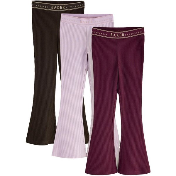 Baker by Ted Baker Leggings Baker by Ted Baker gerippte Leggings, 3er-Pack (3-tlg)