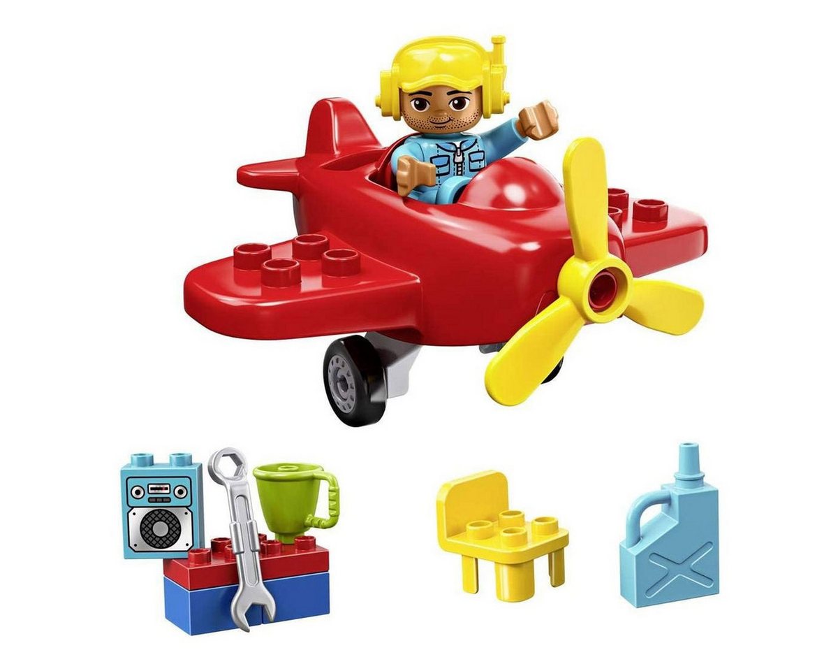 LEGO® Lego 10908-1 - Duplo - Flugzeug mit Pilot, Werkstatt & Zubehör Spielbausteine – Bild 2 von 3