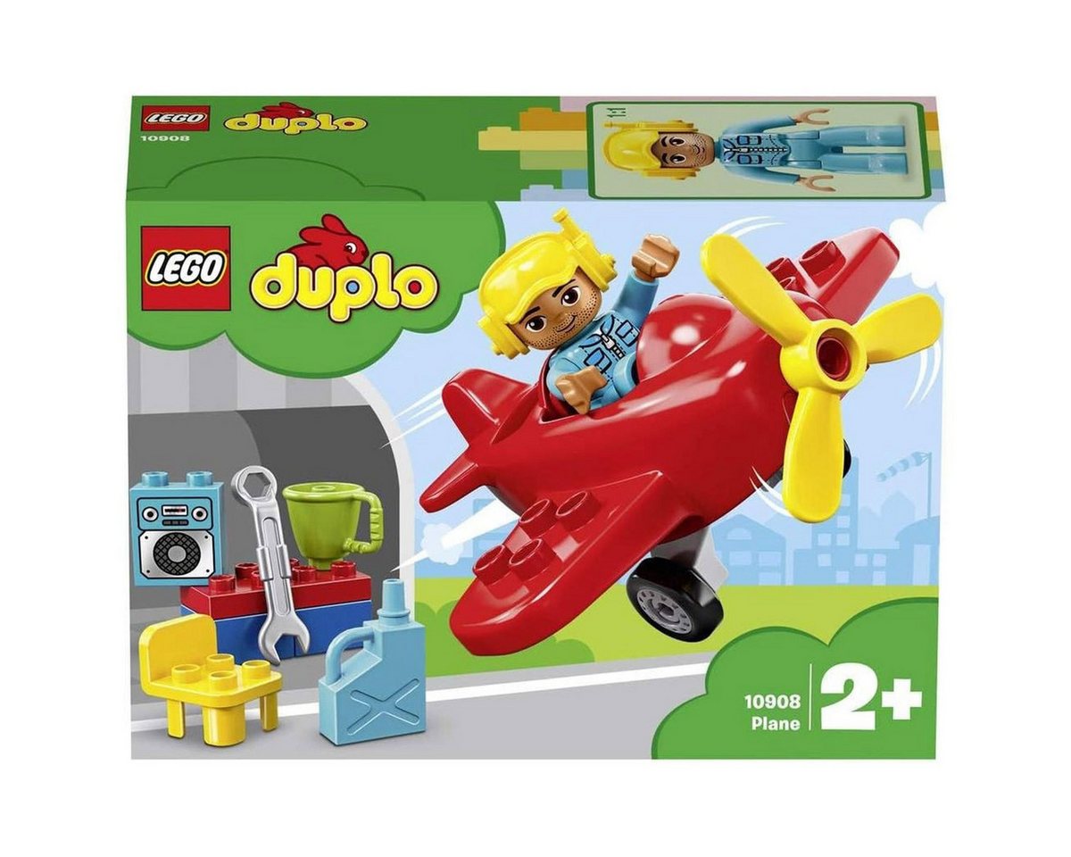 LEGO® Lego 10908-1 - Duplo - Flugzeug mit Pilot, Werkstatt & Zubehör Spielbausteine – Bild 3 von 3