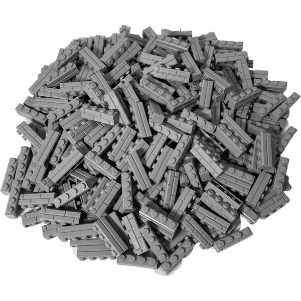 LEGO® LEGO® 1x4 Mauersteine Bausteine Hellgrau - 15533 NEU! Menge 50x Spielbausteine, (Bausteine, 50 St., Kreativ-Set), Made in Europe