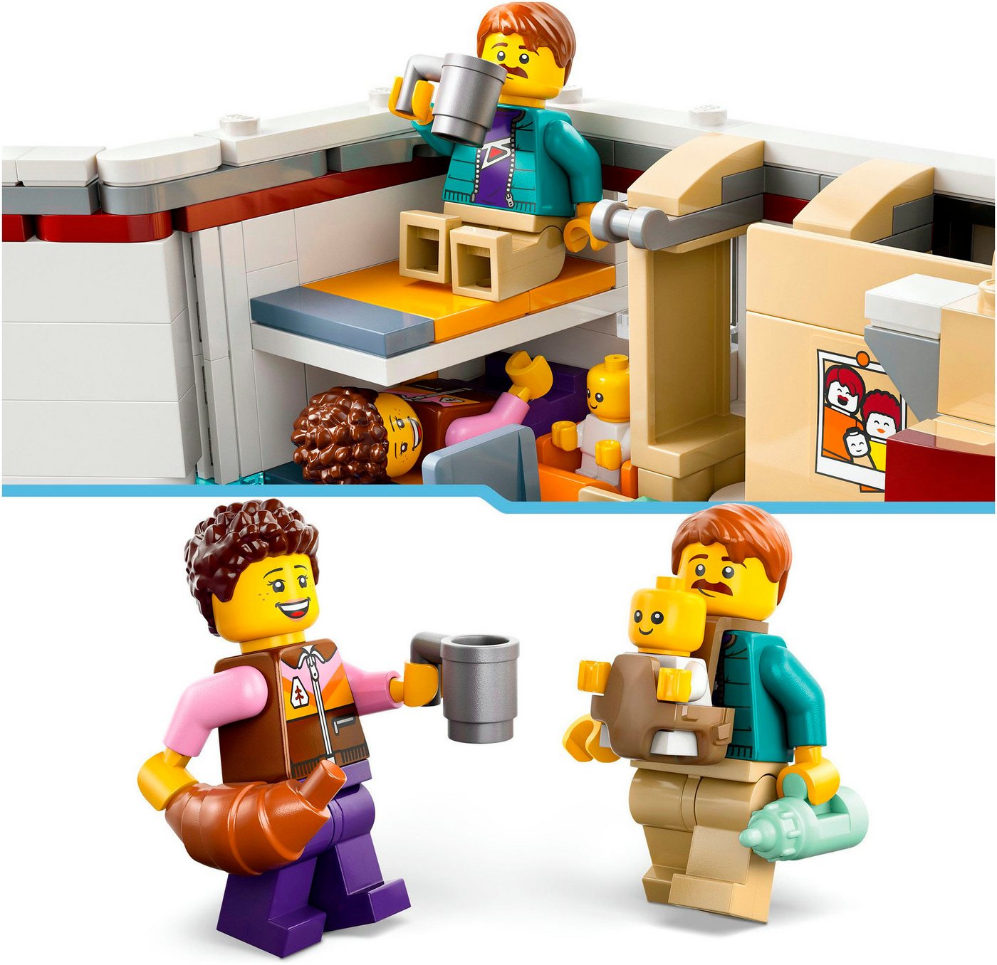 LEGO® Abenteuer-Wohnmobil (60454), LEGO City Konstruktionsspielsteine, (385 St), Made in Europe – Bild 5 von 5