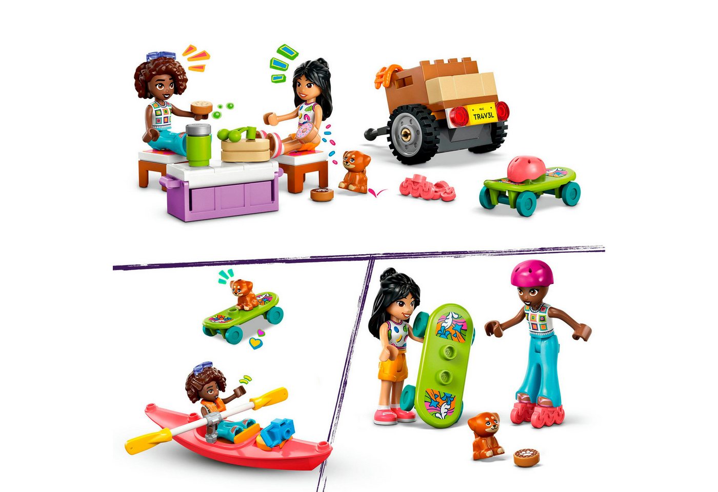 LEGO® Abenteuertrip mit Freunden (42659), LEGO Friends Konstruktionsspielsteine, (220 St), Made in Europe – Bild 5 von 5