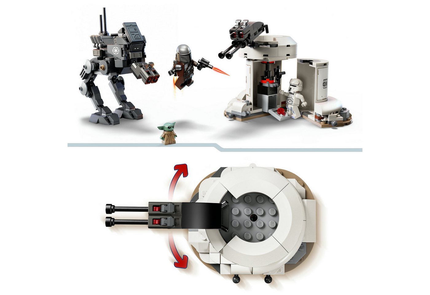 LEGO® Angriff des AT-RT (75444), LEGO Star Wars™ Konstruktionsspielsteine, (297 St) – Bild 4 von 5