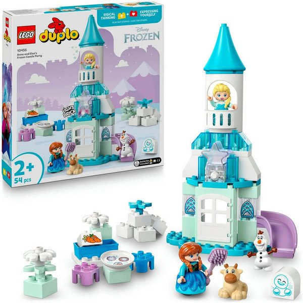 LEGO® Annas und Elsas Party im Eispalast (10455), LEGO DUPLO Disney Konstruktionsspielsteine, (54 St), Made in Europe