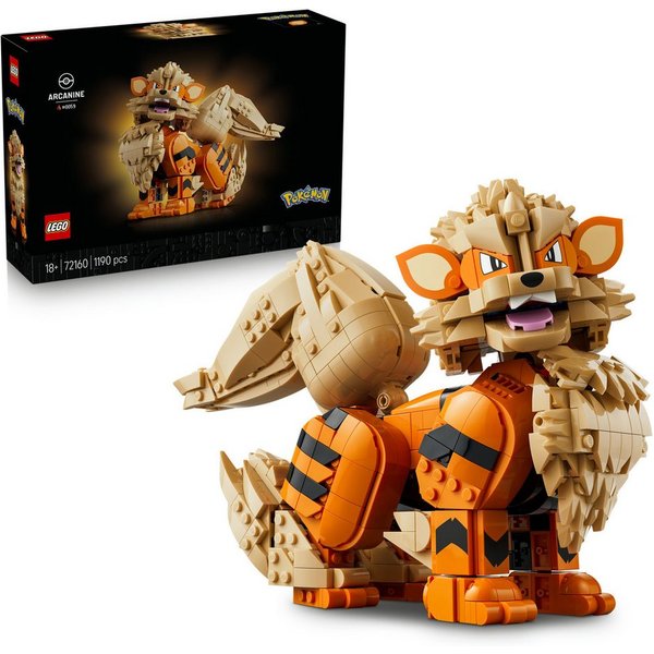 LEGO® Arkani (72160), LEGO Pokémon Konstruktionsspielsteine, (1190 St), Made in Europe