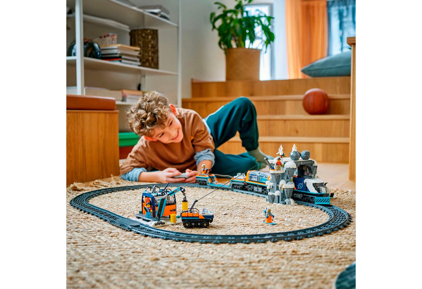 LEGO® Arktis-Polarexpress (60470), LEGO City Konstruktionsspielsteine, (1517 St), Made in Europe – Bild 2 von 5