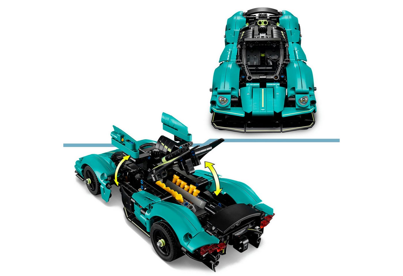 LEGO® Aston Martin Valkyrie (42208), LEGO Technic Konstruktionsspielsteine, (707 St), Made in Europe – Bild 5 von 5