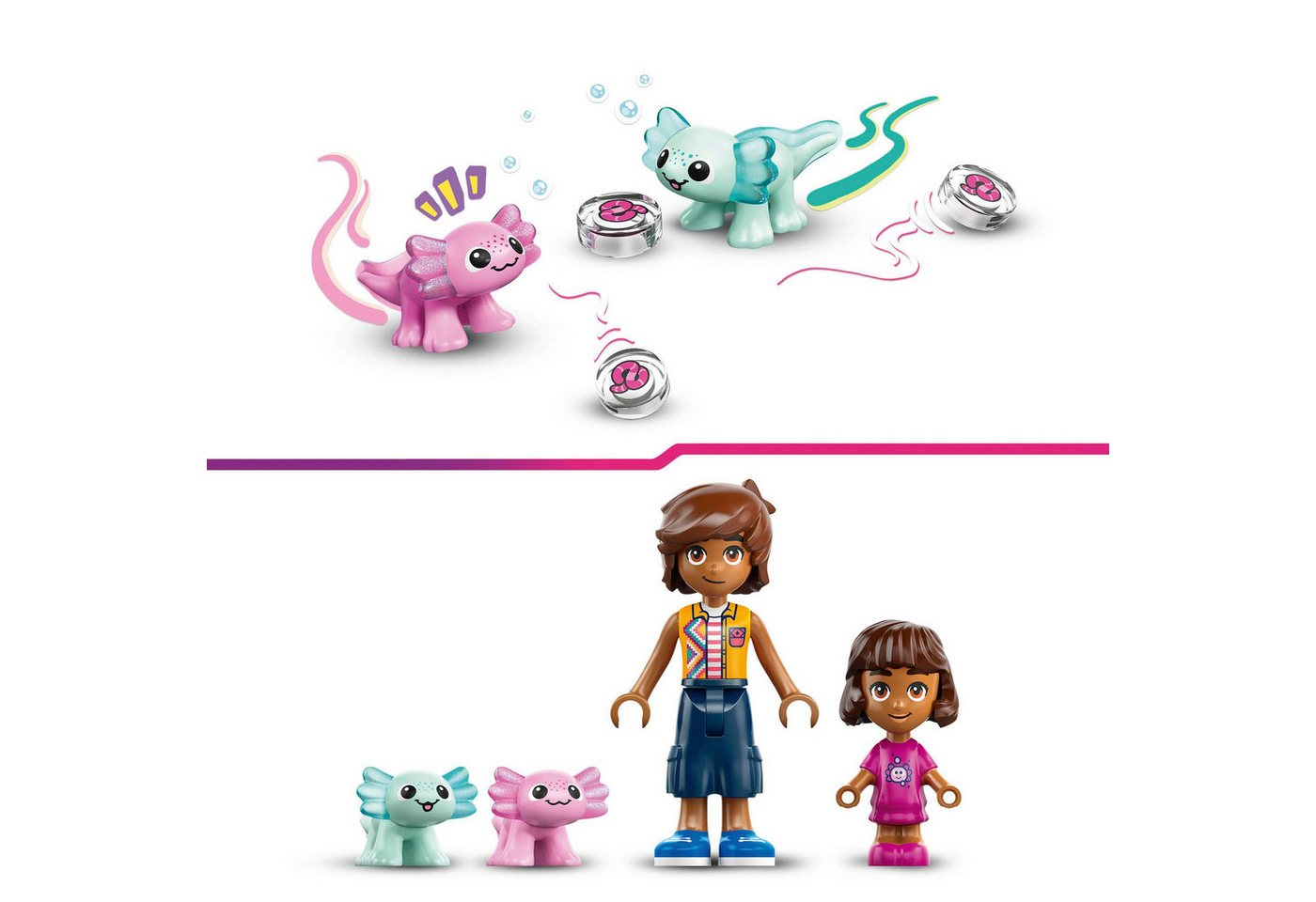 LEGO® Axolotl-Abenteuerboot (42681), LEGO Friends Konstruktionsspielsteine, (95 St), Made in Europe – Bild 5 von 5