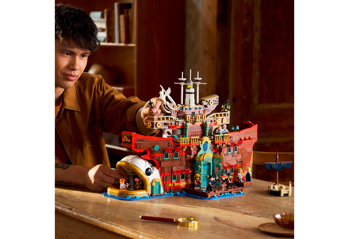 LEGO® Baratié, das Schwimmende Restaurant (75640), LEGO One Piece Konstruktionsspielsteine, (3402 St), Made in Europe – Bild 2 von 5