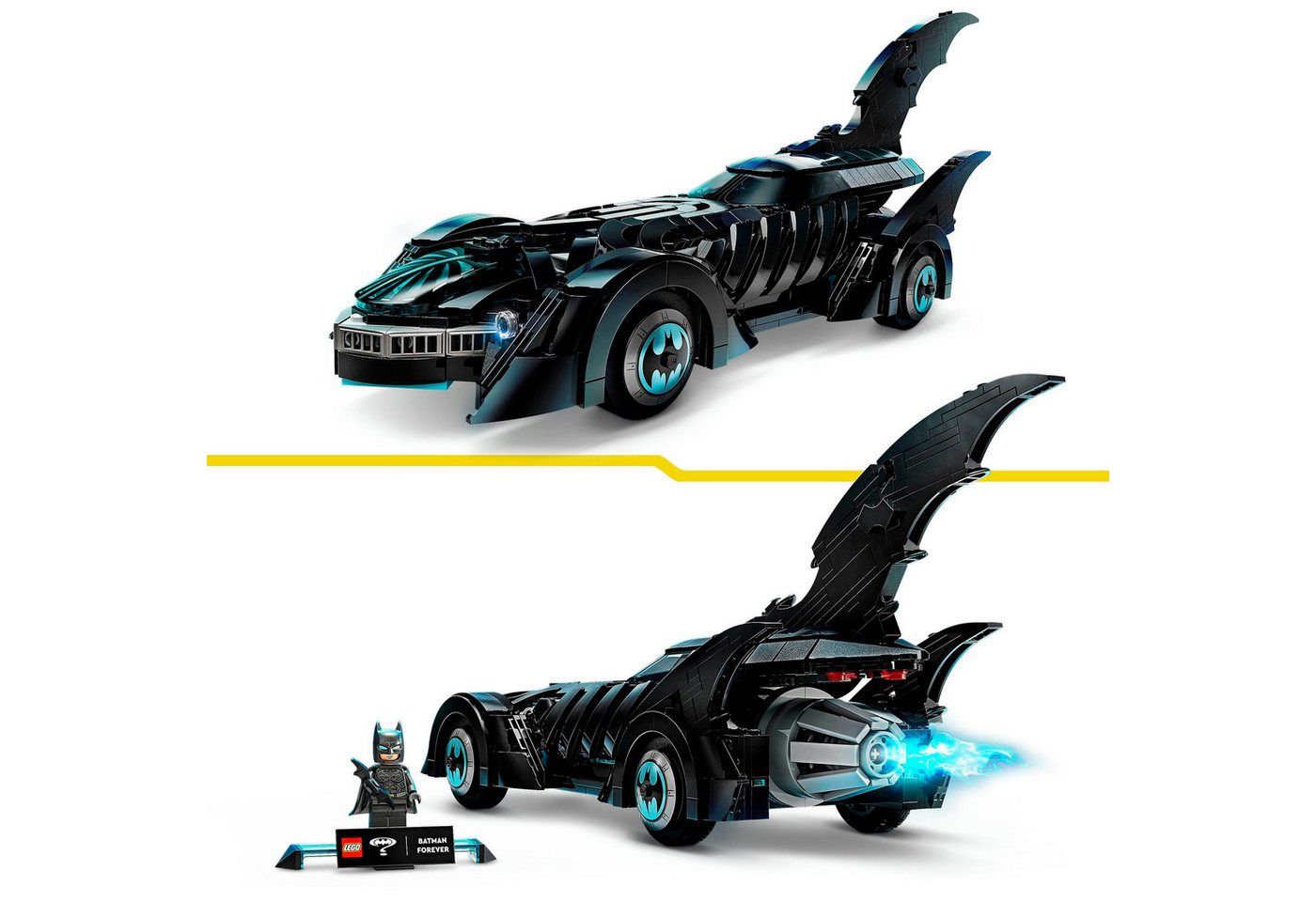 LEGO® Batman Forever Batmobil (76304), LEGO Super Heroes Konstruktionsspielsteine, (909 St), Made in Europe – Bild 4 von 5