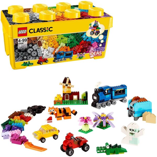 LEGO® Bausteine Box (10696), LEGOClassic Konstruktionsspielsteine, (484 St), Made in Europe