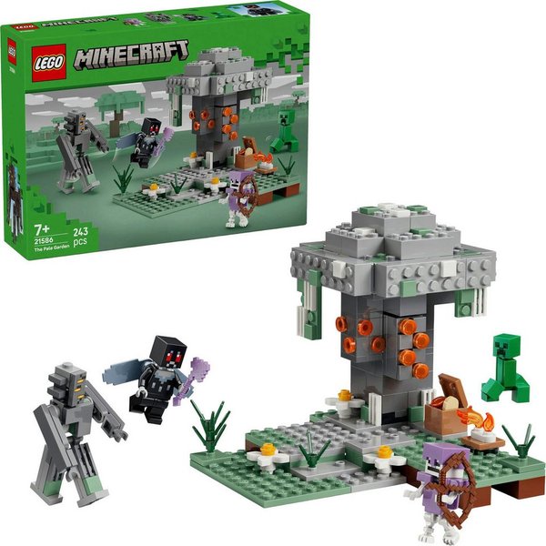 LEGO® Blasser Garten (21586), LEGO Minecraft Konstruktionsspielsteine, (243 St), Made in Europe