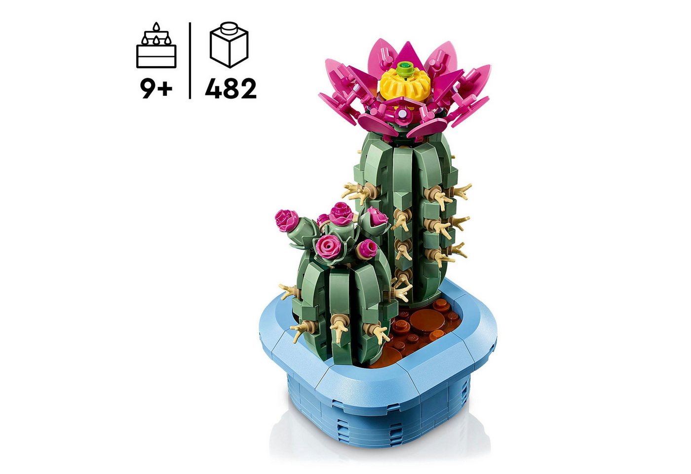 LEGO® Blühender Kaktus (11509), LEGO Botanicals Konstruktionsspielsteine, (482 St), Made in Europe – Bild 3 von 5