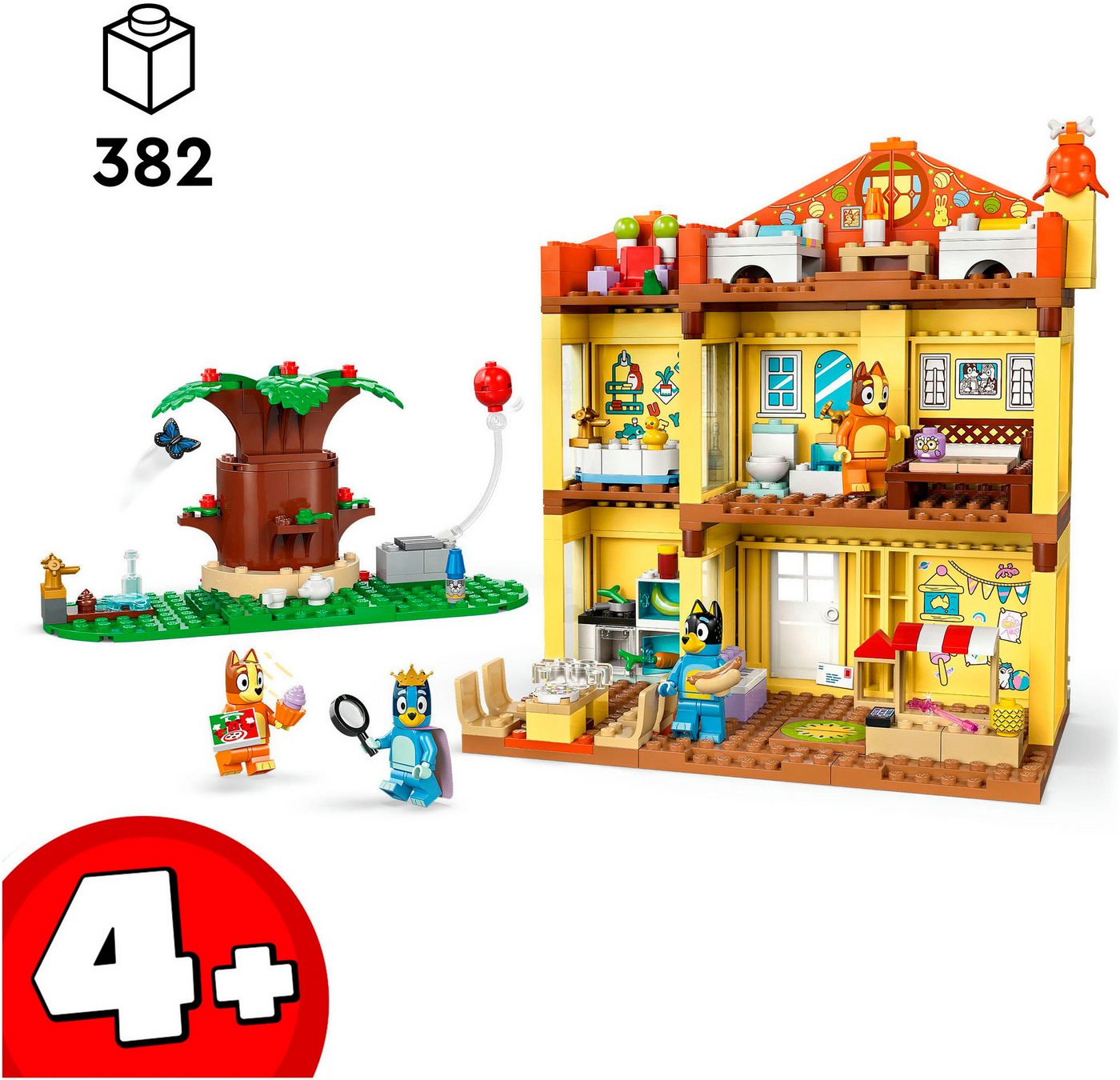 LEGO® Blueys Haus (11203), LEGO Bluey Konstruktionsspielsteine, (382 St), Made in Europe – Bild 3 von 5