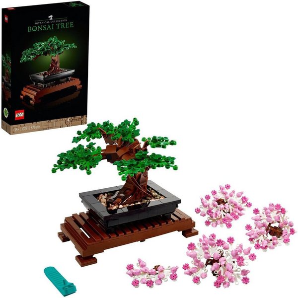 LEGO® Bonsai Baum (10281), LEGO Botanicals Konstruktionsspielsteine, (878 St), Made in Europe