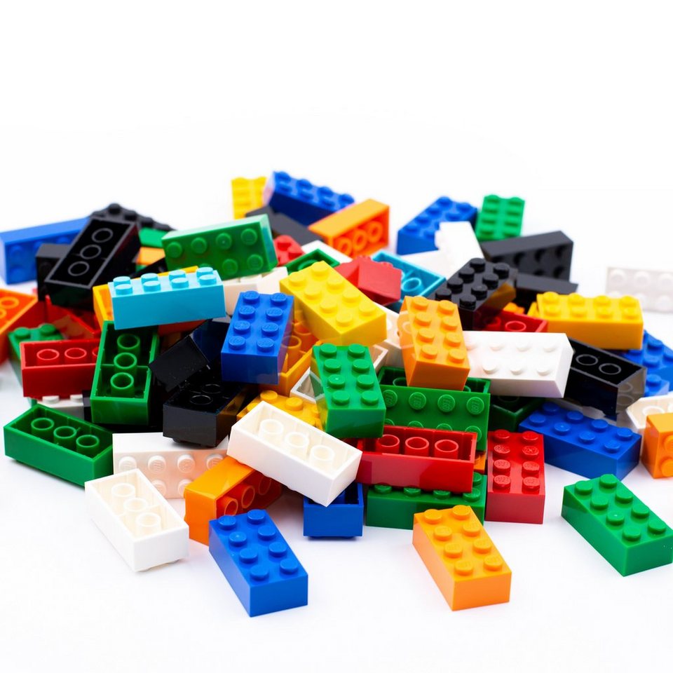 LEGO® bunt gemischte 2x4 Steine Spielbausteine – Bild 2 von 2