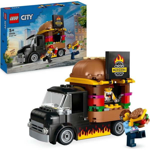 LEGO® Burger-Truck (60404), LEGO City Konstruktionsspielsteine, (194 St), Made in Europe