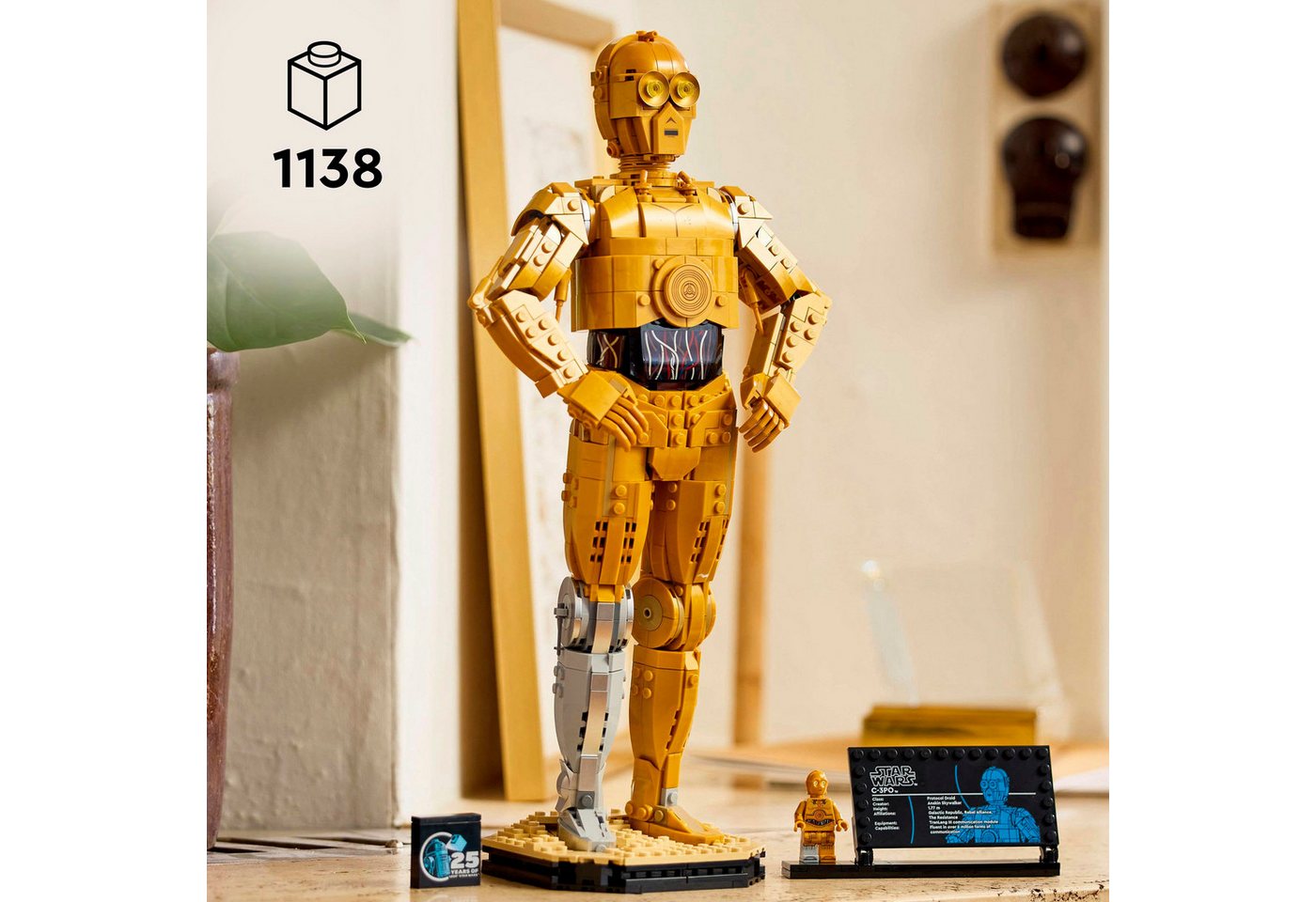 LEGO® C-3PO™ (75398), LEGO Star Wars ™ Konstruktionsspielsteine, (1138 St), Made in Europe – Bild 3 von 5