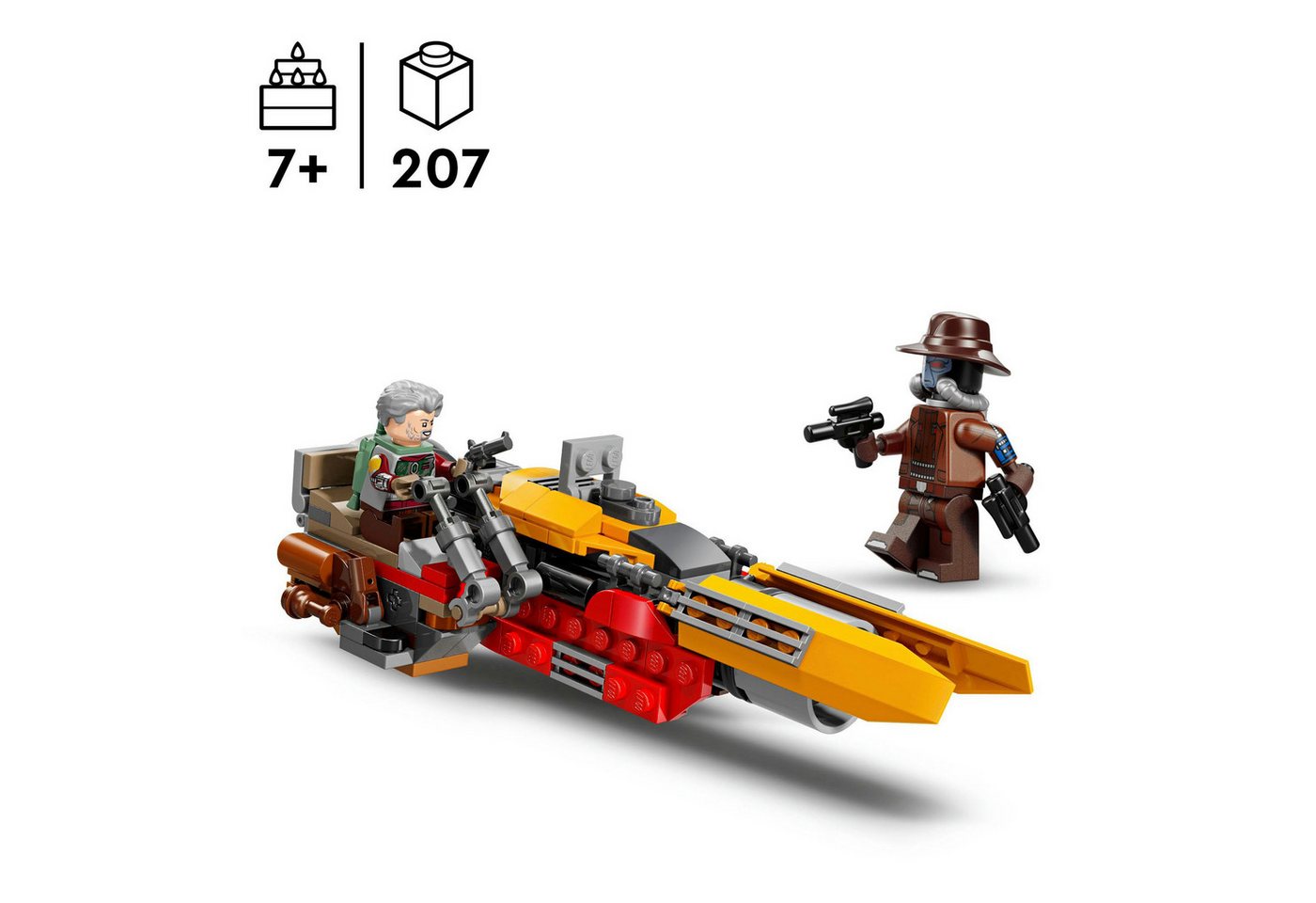 LEGO® Cobb Vanths Speeder (75437), LEGO Star Wars Konstruktionsspielsteine, (207 St), Made in Europe – Bild 3 von 5