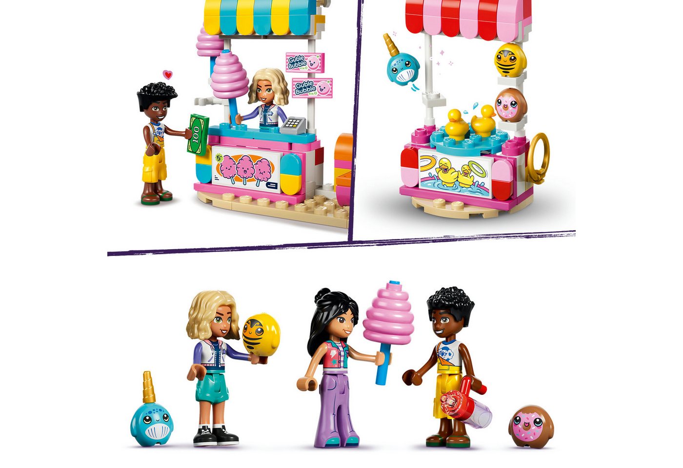 LEGO® Cupcake-Riesenrad (42700), LEGO Friends Konstruktionsspielsteine, (602 St), Made in Europe – Bild 5 von 5