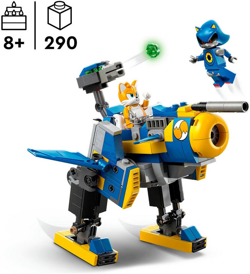 LEGO® Cyclone vs. Metal Sonic (77002), LEGO Sonic Konstruktionsspielsteine, (290 St), Made in Europe – Bild 3 von 5