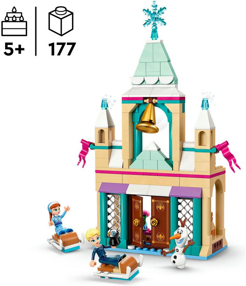 LEGO® Das Arendelle Schloss (43265), LEGO Disney Princess Konstruktionsspielsteine, (177 St), Made in Europe – Bild 3 von 5