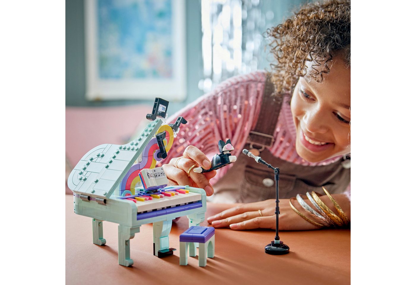 LEGO® Deko-Klavier mit Katze (31392), LEGO Creator Konstruktionsspielsteine, (485 St), Made in Europe – Bild 2 von 5