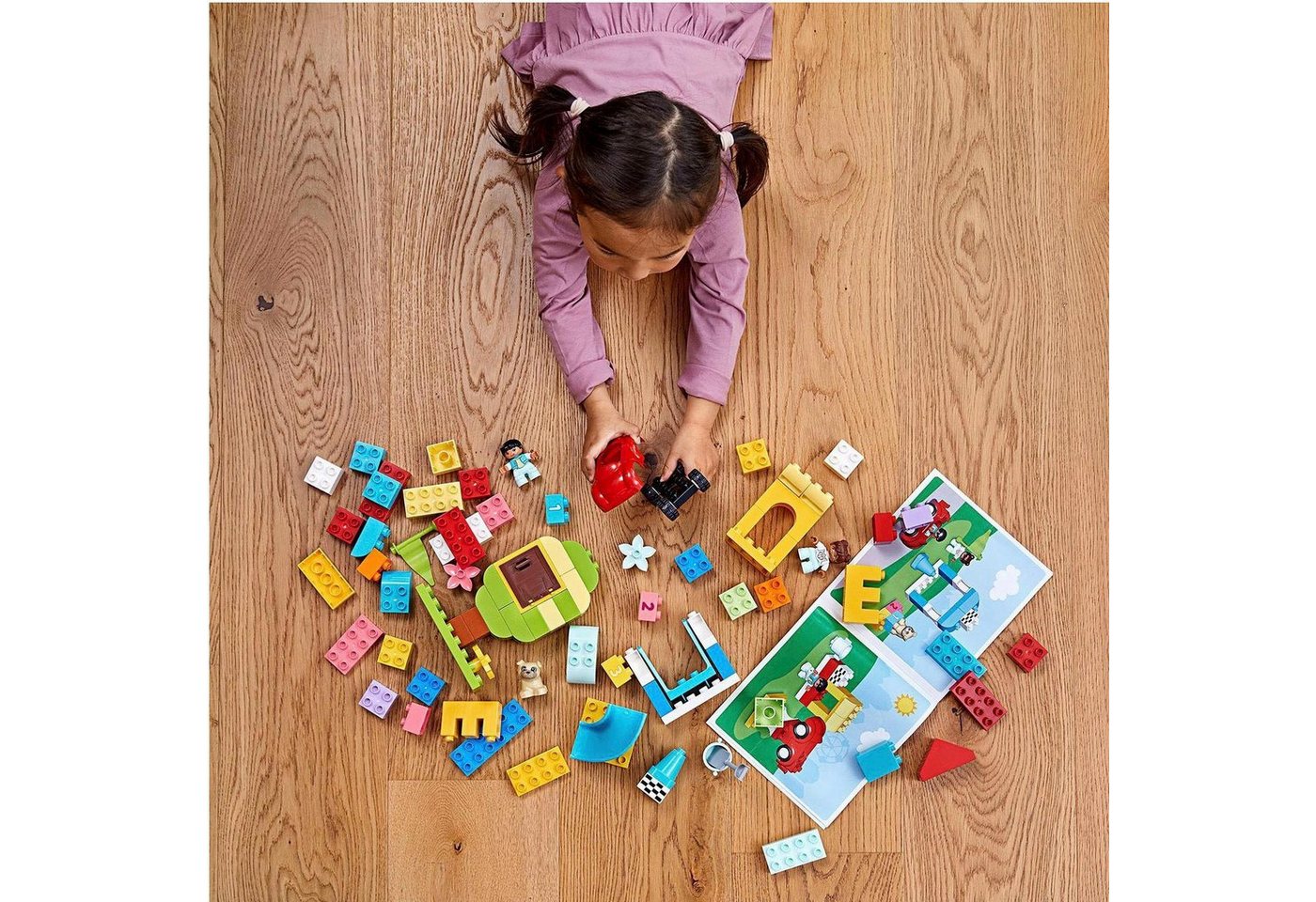 LEGO® Deluxe Steinebox (10914), LEGO DUPLO Classic Konstruktionsspielsteine, (85 St), Made in Europe – Bild 3 von 5