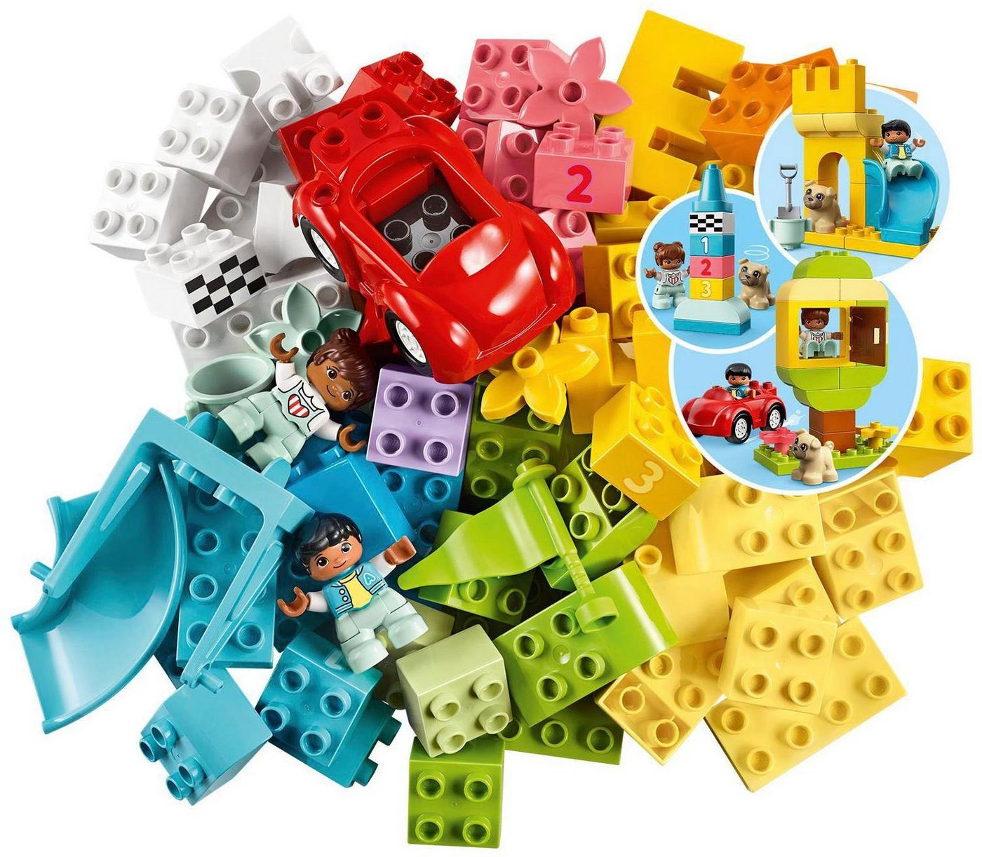 LEGO® Deluxe Steinebox (10914), LEGO DUPLO Classic Konstruktionsspielsteine, (85 St), Made in Europe – Bild 4 von 5