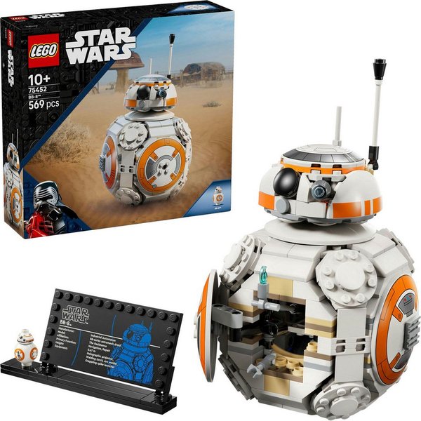 LEGO® Der Astromech-Droide BB-8 (75452), LEGO Star Wars Konstruktionsspielsteine, (569 St)