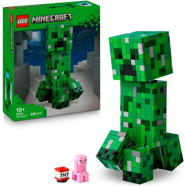 LEGO® Der Creeper (21276), LEGO Minecraft Konstruktionsspielsteine, (665 St), Made in Europe
