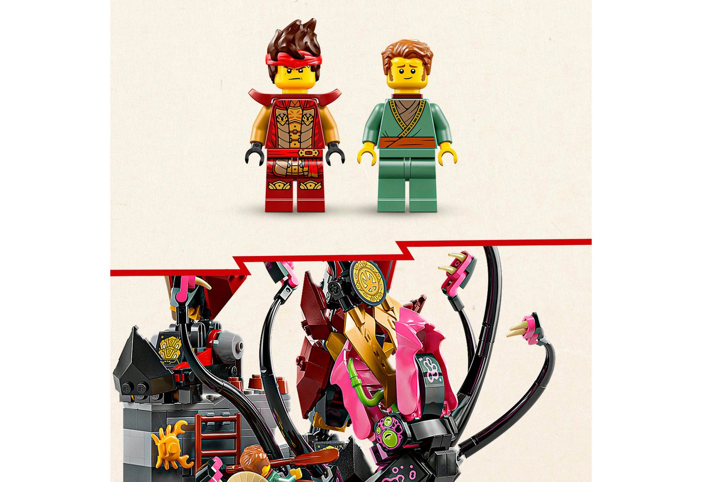 LEGO® Der Feuerritter-Mech (71846), LEGO Ninjago Konstruktionsspielsteine, (996 St), Made in Europe – Bild 5 von 5