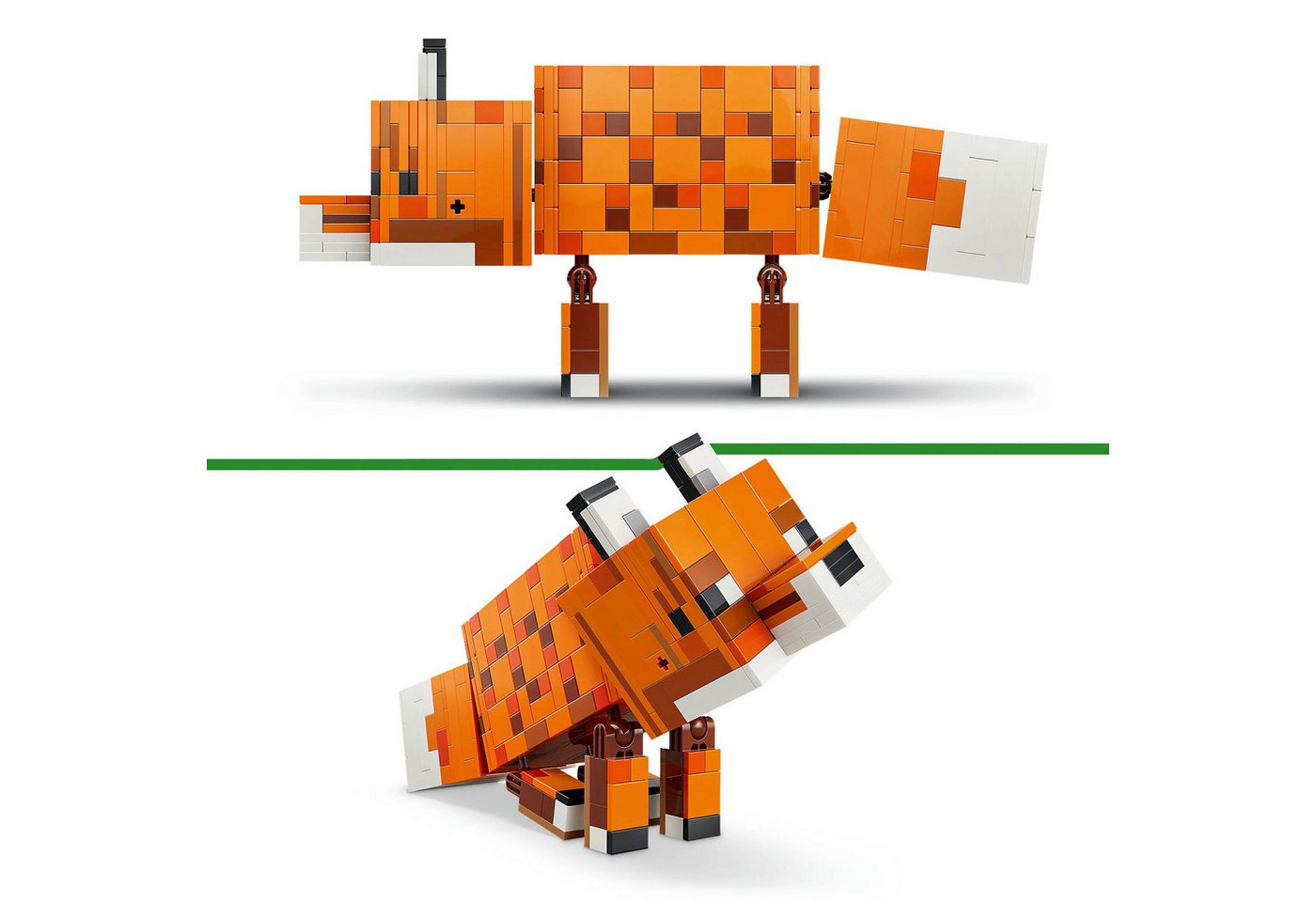 LEGO® Der Fuchs (21588), LEGO Minecraft Konstruktionsspielsteine, (497 St), Made in Europe – Bild 5 von 5