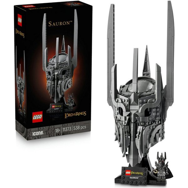 LEGO® Der Herr der Ringe: Saurons Helm (11373), LEGO Icons Konstruktionsspielsteine, (538 St)