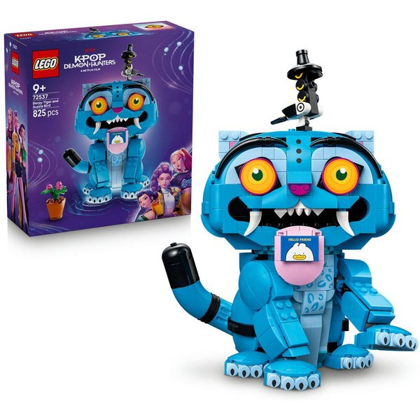 LEGO® Der Tiger Derpy und die Elster Sussie (72537), LEGO KPop Demon Hunters Konstruktionsspielsteine, (825 St), Made in Europe