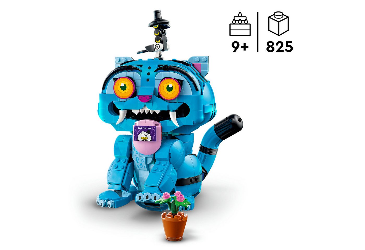 LEGO® Der Tiger Derpy und die Elster Sussie (72537), LEGO KPop Demon Hunters Konstruktionsspielsteine, (825 St), Made in Europe – Bild 3 von 5