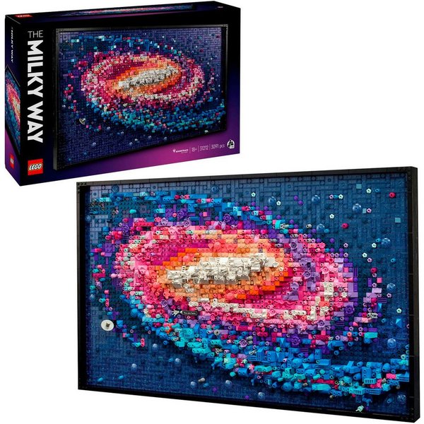 LEGO® Die Milchstraßen-Galaxie (31212), LEGO ART Konstruktionsspielsteine, (3091 St), Made in Europe
