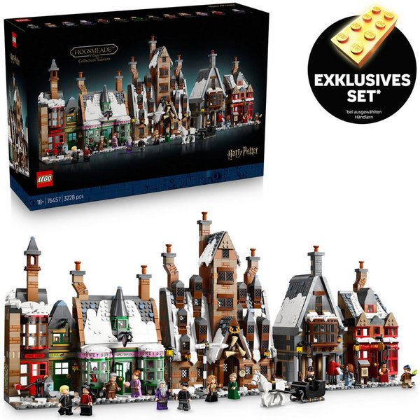 LEGO® Dorf Hogsmeade – Sammleredition (76457), LEGO Harry Potter™ Konstruktionsspielsteine, (3228 St), Exklusives Set