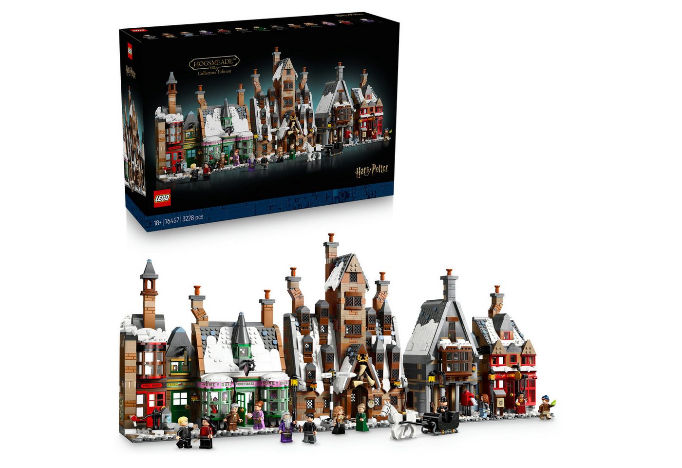LEGO® Dorf Hogsmeade – Sammleredition (76457), LEGO Harry Potter™ Konstruktionsspielsteine, (3228 St), Exklusives Set – Bild 2 von 5