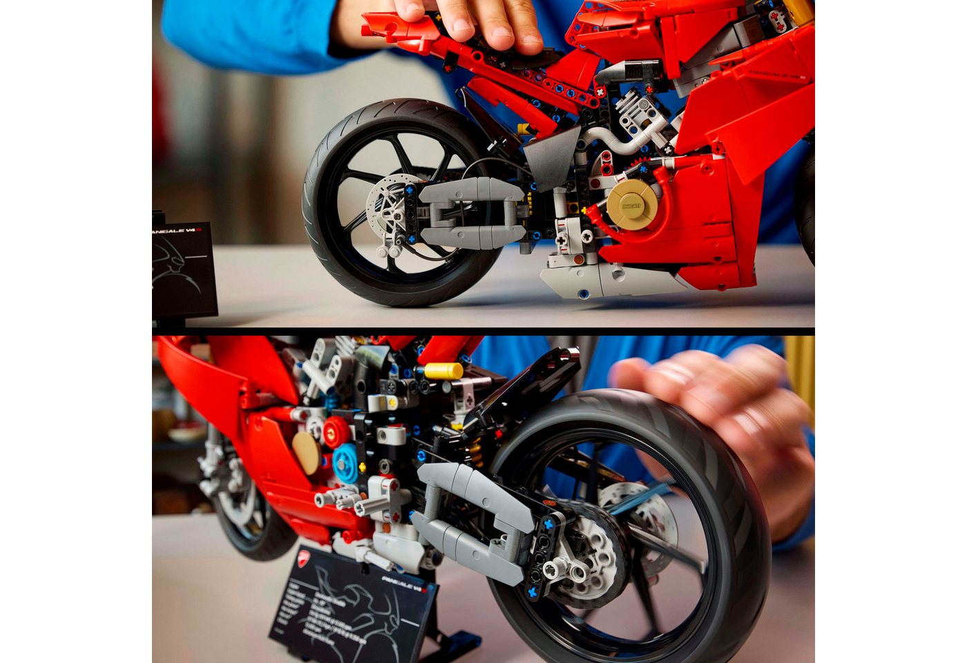 LEGO® Ducati Panigale V4 S Motorrad (42202), LEGO Technic Konstruktionsspielsteine, (1603 St), Made in Europe – Bild 5 von 5