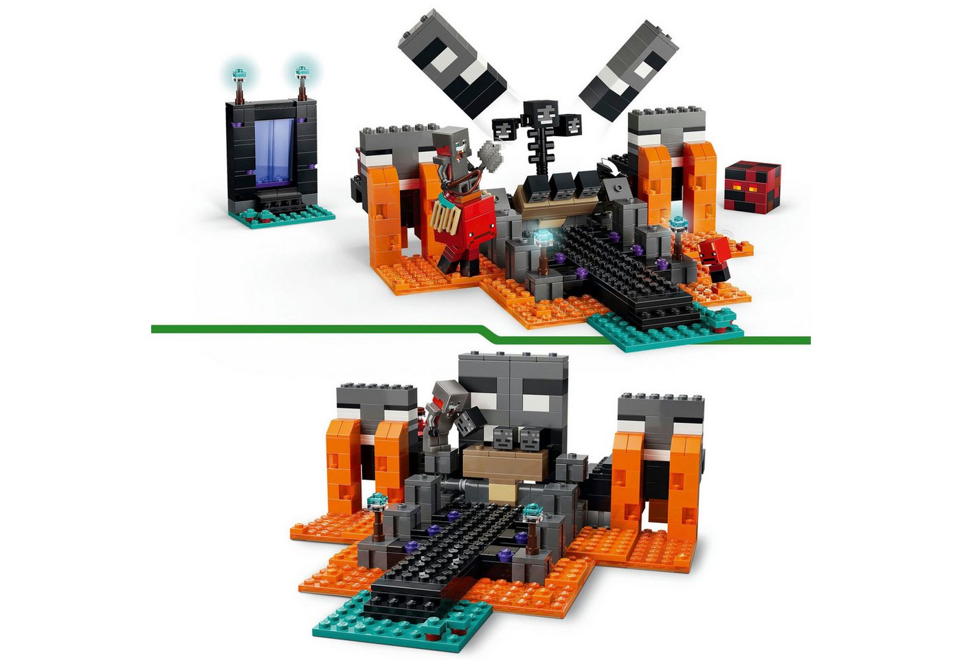 LEGO® Duell mit dem Wither (21590), LEGO Minecraft Konstruktionsspielsteine, (494 St), Made in Europe – Bild 4 von 5