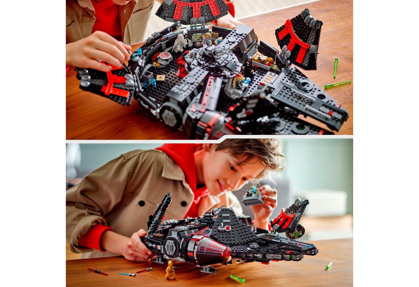 LEGO® Dunkler Millennium Falke (75389), LEGO Star Wars ™ Konstruktionsspielsteine, (1579 St), Made in Europe – Bild 2 von 5