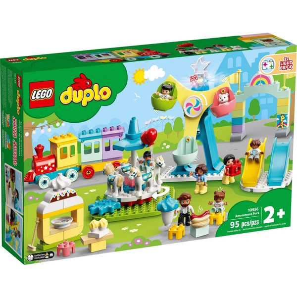 LEGO® LEGO® Duplo 10956 Erlebnispark Konstruktionsspielsteine, (95 St)