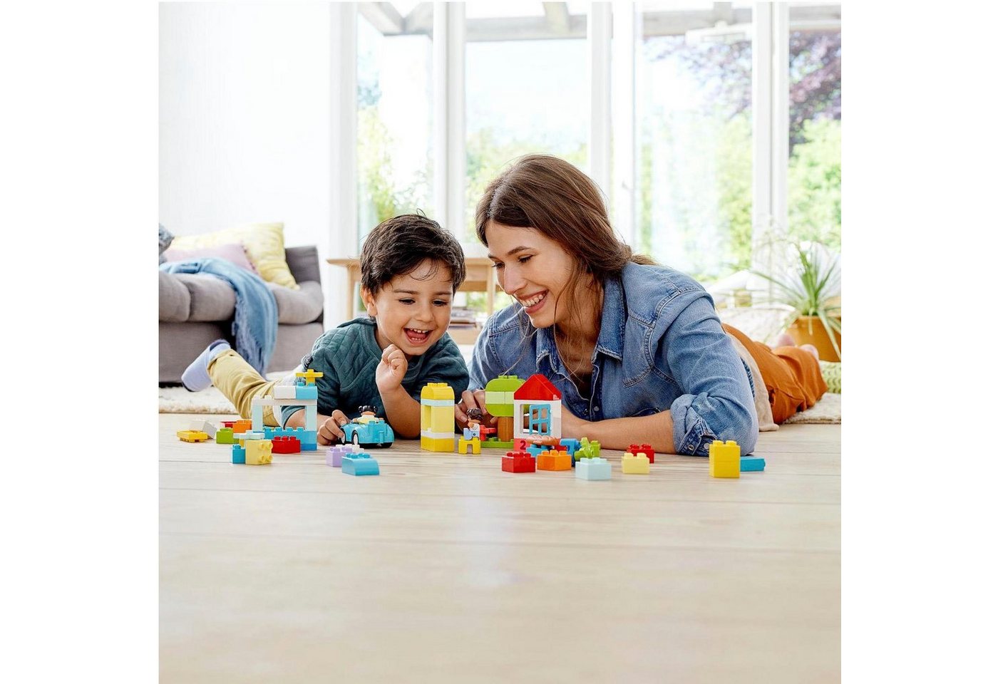 LEGO® LEGO DUPLO Steinebox (10913), LEGO DUPLO Classic Konstruktionsspielsteine, (65 St), Made in Europe – Bild 2 von 5