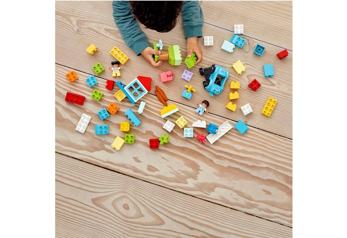 LEGO® LEGO DUPLO Steinebox (10913), LEGO DUPLO Classic Konstruktionsspielsteine, (65 St), Made in Europe – Bild 3 von 5